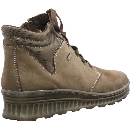 Niskie trzewiki skórzane damskie botki Helios