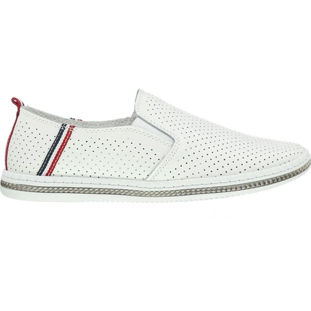 Tenisówki damskie białe mokasyny sportowe American Club