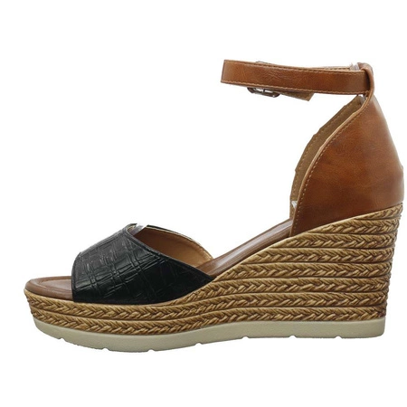 Sandały damskie na koturnie Boho Jezzi