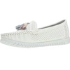 Białe mokasyny damskie skórzane oddychające Jezzi