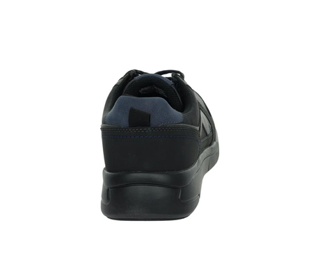 Czarne porządne adidasy męskie wygodne i eleganckie American Club