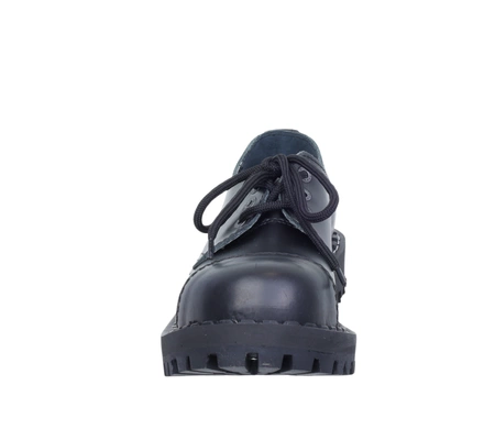 Glany niskie 3 dziury/ oczka derby skórzane STEEL 101/102