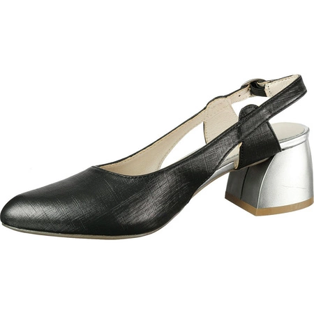 Czółenka na wygodnym niskim obcasie eleganckie Jezzi