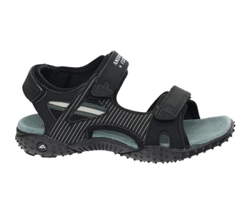 Sportowe sandały chłopięce na rzepy ze skórzaną wkładką American Club