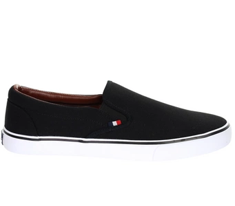 Czarne trampki męskie slip on  American Club