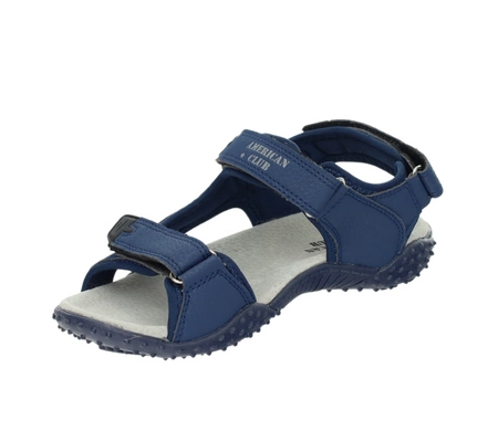 Sportowe sandały męskie/chłopięce na rzepy wytrzymałe American Club