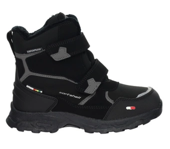 Śniegowce dziecięce na rzepy wodoodporne z odblaskami American Club