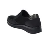 Czarne komfortowe półbuty damskie na zamek sportowe  UNISOFT