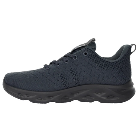 Ciemno szare adidasy męskie lekkie z siatki oddychające NEWS