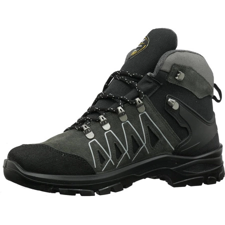 Buty trekkingowe górskie męskie śniegowce Grisport Antracite Scamosciat