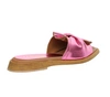 Różowe klapki damskie płaskie Hiszpańskie z kokardą El Pimpi - Made in Spain