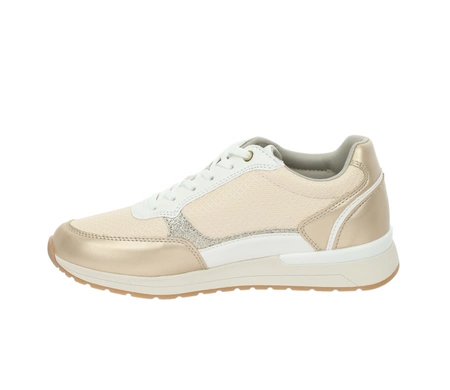 Złote adidasy damskie z wkładką MEMORY FOAM American Club