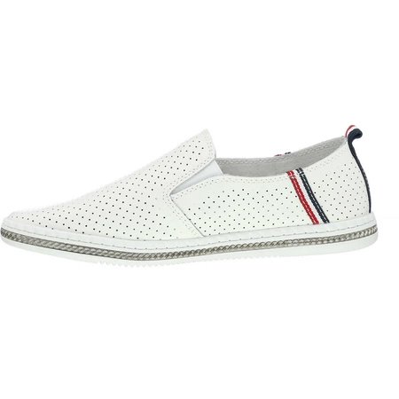 Tenisówki damskie białe mokasyny sportowe American Club