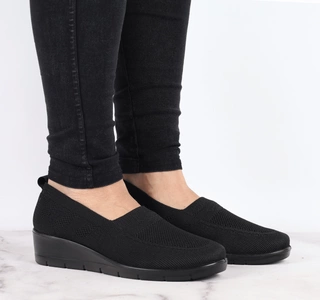 Wygodne czółenka damskie czarne półbuty profilowana skórzana wkładka UNISOFT