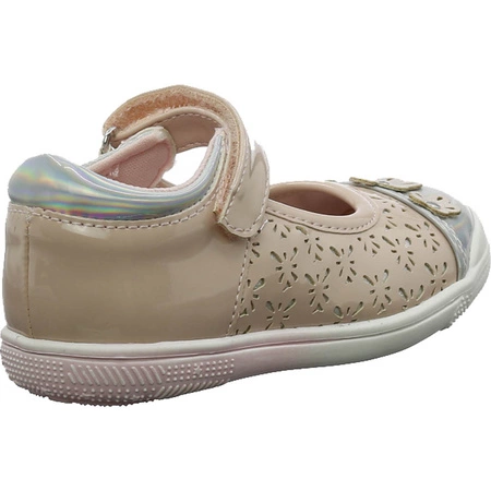 Sandały dziecięce zabudowane pudrowy róż American