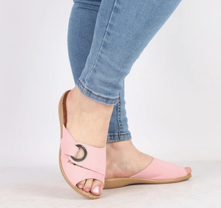 Pantofle damskie klapki po domu korkowe BEFADO