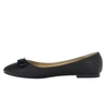Czarne baleriny damskie z kokardką EVENTO