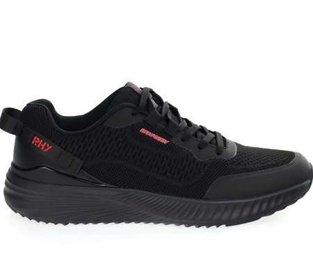 Czarne lekkie adidasy męskie oddychające American Club