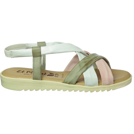 Płaskie sandały damskie skórzane El Pimpi 1001