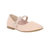 Czółenka dziecięce baleriny pudrowy róż z kokardką MissE