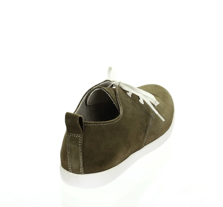 Skórzane półbuty męskie trampki zamszowe nobukowe American Club