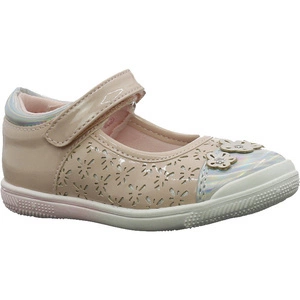 Sandały dziecięce zabudowane pudrowy róż American