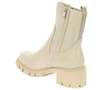 Beżowe botki damskie z eko skóry traperki Jezzi