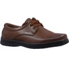 Brązowe buty męskie garniturowe sznurowane NEWS 
