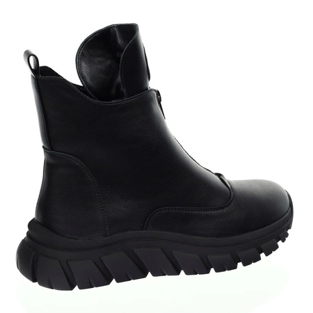 Czarne adidasy damskie botki sportowe Jezzi