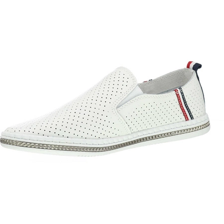 Tenisówki damskie białe mokasyny sportowe American Club