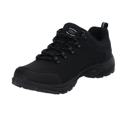 Czarne półbuty męskie z membraną nieprzemakalną softshell American Club