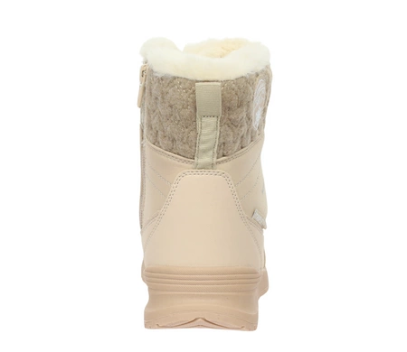 Eleganckie śniegowce damskie z membraną wodoodporną ocieplone futerkiem American Club