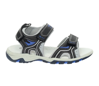 Wytrzymałe sandały chłopięce na rzepy skórzana wkładka American Club