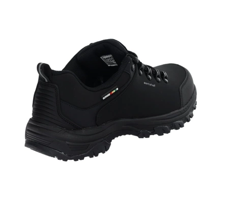 Czarne półbuty męskie z membraną nieprzemakalną softshell American Club