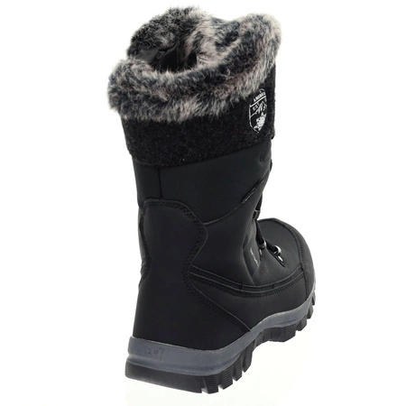 Czarne wysokie śniegowce z futerkiem American Club