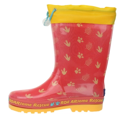 Kalosze dla dziewczynki gumowce wysokie ze ściągaczem American Club