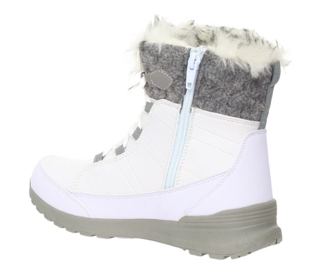 Białe śniegowce damskie niskie SOFTSHELL American Club