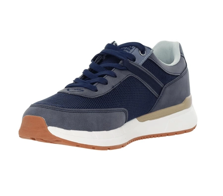 Granatowe adidasy męskie z komfortową miękką wkładką American Club