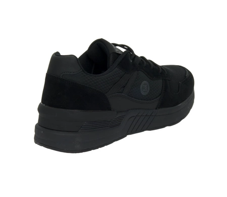 Czarne adidasy męskie na grubszej podeszwie oddychające NEWS