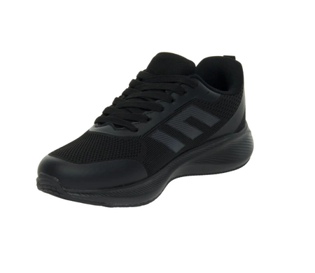 Czarne oddychające adidasy męskie sznurowane NEWS