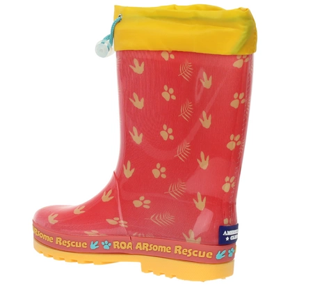 Kalosze dla dziewczynki gumowce wysokie ze ściągaczem American Club