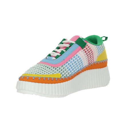 Kolorowe adidasy damskie półbuty sportowe plecione Mc Braun