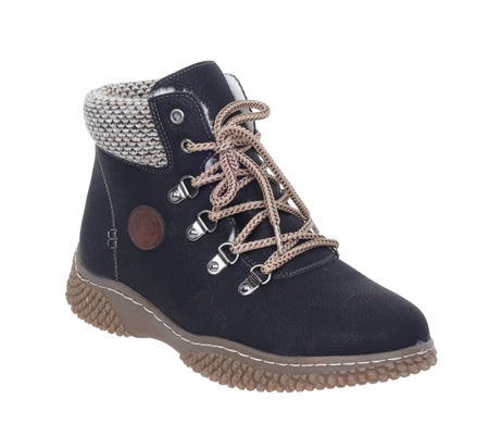 Ciepłe trzewiki damskie buty zimowe botki komfortowe UNISOFT