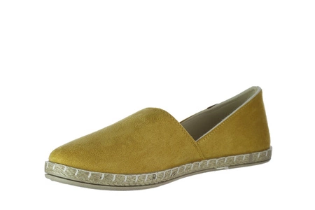 Espadryle damskie mokasyny zamszowe NEWS