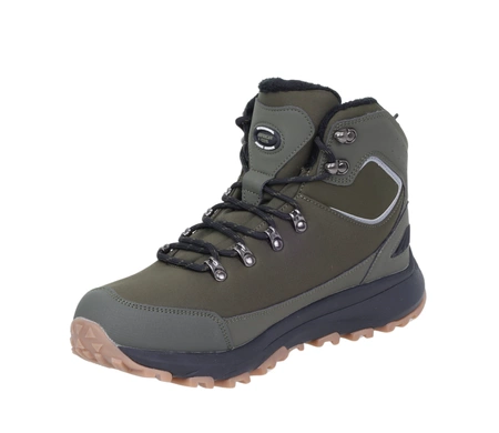 Modne trzewiki męskie buty zimowe robocze ciepłe i wodoodporne American Club