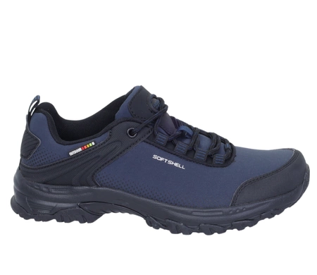 Granatowe adidasy chłopięce nieprzemakalne Softshelle półbuty