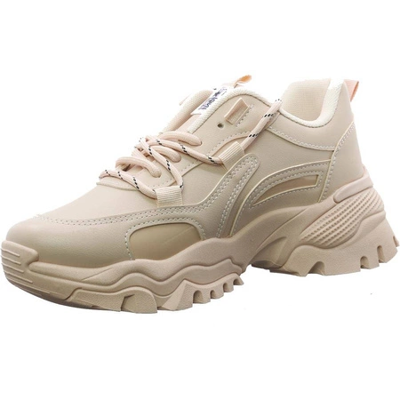 Sneakersy damskie pudrowy róż adidasyNEWS