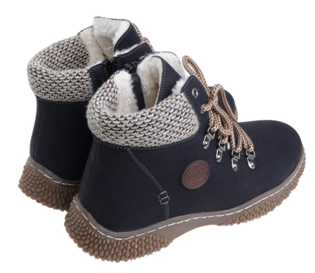 Ciepłe trzewiki damskie buty zimowe botki komfortowe UNISOFT