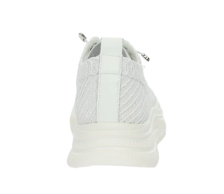 Białe skórzane adidasy damskie koronkowe oddychające VINCEZA