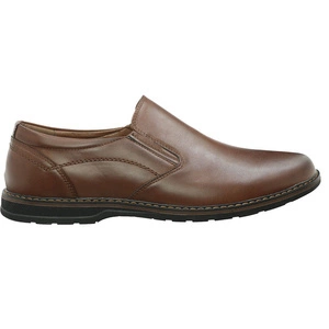 Brązowe półbuty męskie skórzana wkładka NEWS